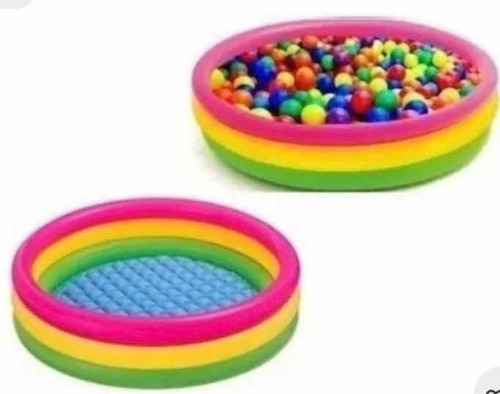 Piscina Inflable Para Bebé De61 Cm X 22alto +50 Pelotas