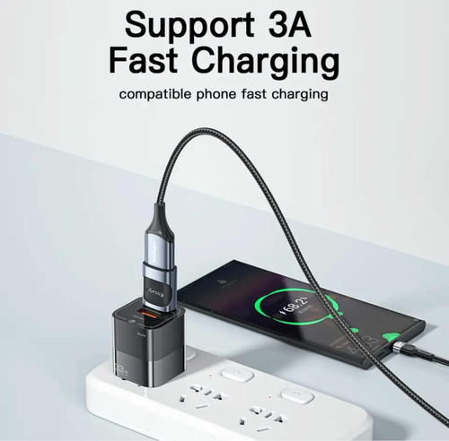 Adaptador Convertidor Otg Usb Micro Usb-c 3pzs