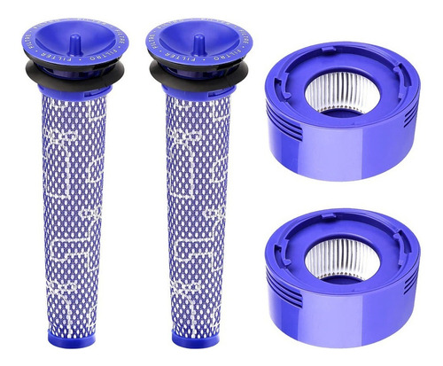 Paquete De 4 Filtros Para Dyson V7, V8 Animal Y V8 Absolutea