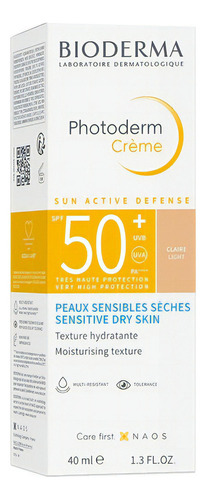 Bioderma Photoderm Creme Tono Claire Light Spf50+ 40ml