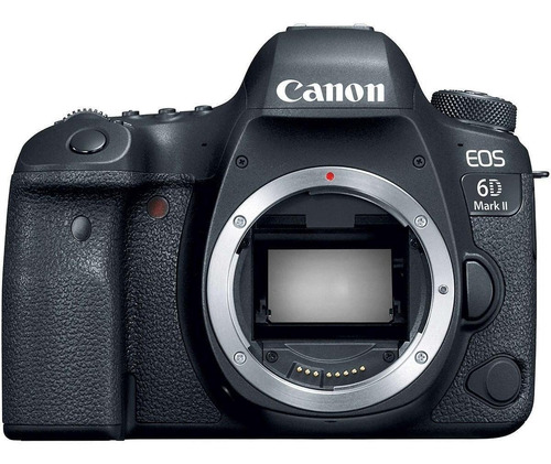 Imagen 1 de 2 de Canon EOS 6D Mark II DSLR color negro