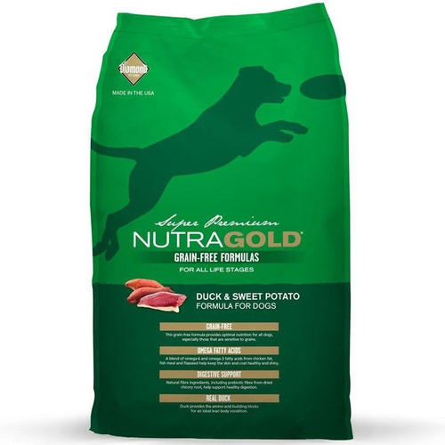 Alimento Para Perro Nutragold Grain-free Pato 13,6kg