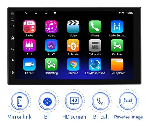 Radio Multimedia Android Gps + Marco Adaptador Kia Picanto