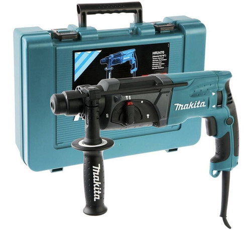 Rotomartillo Makita HR2470 azul con 780W de potencia 220V