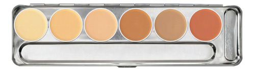 Paleta Dermacolor 6 Cores Kryolan Modelo Bp4