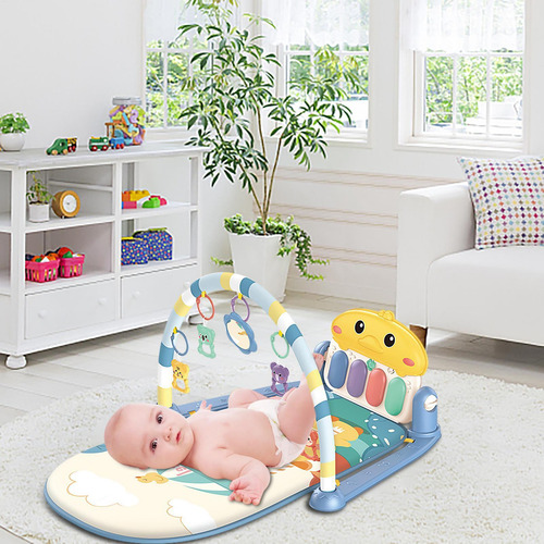 Tapetes De Actividades Para Bebé Kick Play Piano Gym Baby Ac