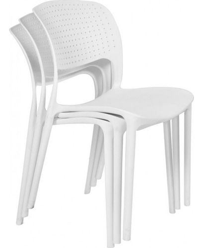 Juego Comedor Eames Mesa 120x80cm + 4 Sillas Torino Color Blanco Diseño De La Tela De Las Sillas Pvc