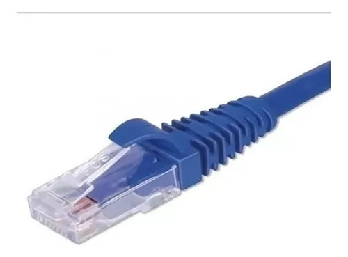 Patch Cord Rj45/rj45 C-6 2 Mts Azul Gigalan 3 Piezas A87