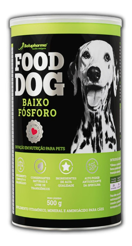 Food Dog Baixo Fosforo Botupharma 500g