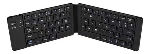 Teclado Sem Fio Bluetooth Dobrável Portátil Ultrafino Mini