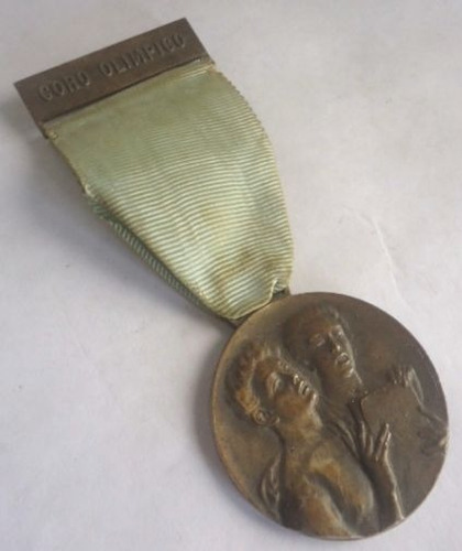 Antigua Medalla De Los Juegos Centroamericanos Y Caribe 1959