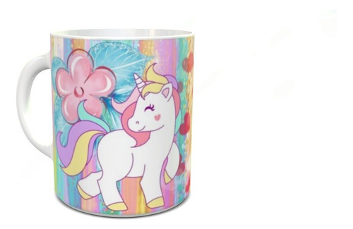 Taza Plástico Infantil Unicornios