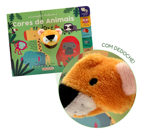 Fofura - Cores De Animais, De Really Decent Books Ltd.. Editora Girassol, Capa Dura Em Português