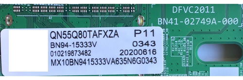 Main Samsung Bn94-15333v / Bn41-02749a / Modelo Qn55q80tafx (Usado)