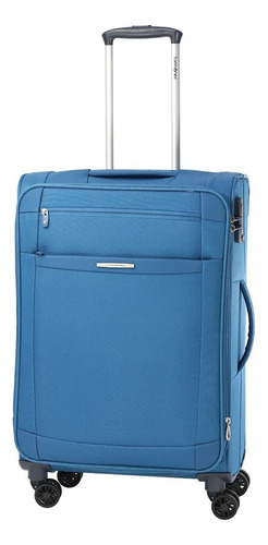Valija Samsonite Shield Mediana Candado Tsa 8 Ruedas Color Lyons Blue
