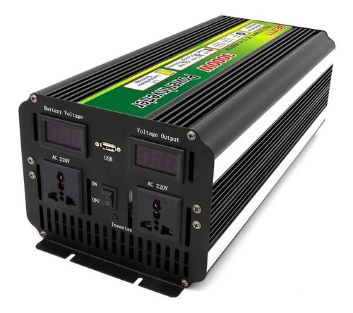 Inversor Conversor 48v A 220v 3000w Pico 6000w Corriente Usb