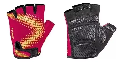 Guantes Gimnasio Con Abrojo Fit Gym Pesas Ciclismo Importado