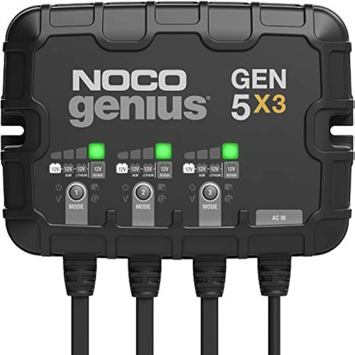 Cargador Marino Inteligente Noco Genius Gen5x3 - 3 Bancos 15