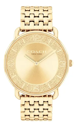 Gold coach watch with diamonds sale