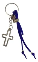 Comprar Souvenir Comunion. 20 Llaveros Gamuza Con Cruz