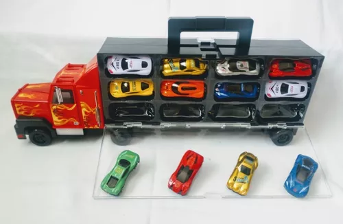 Mini Carreta Cegonha Infantil Super Maleta Com Carrinhos - Ri Happy