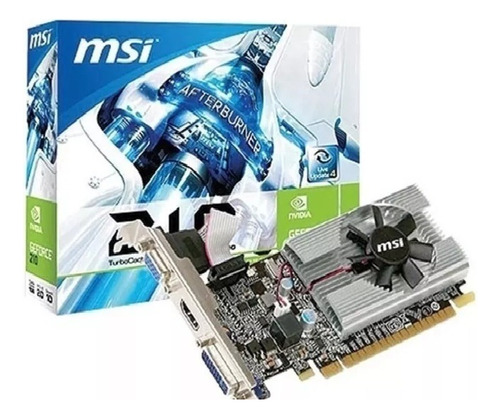 Placa De Video Msi Geforce Gt 210 1gb Ddr3 64 Vga/dvi/hdmi