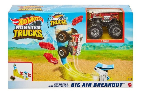 Hot Wheels Monster Trucks Destruye La Torre Mattel