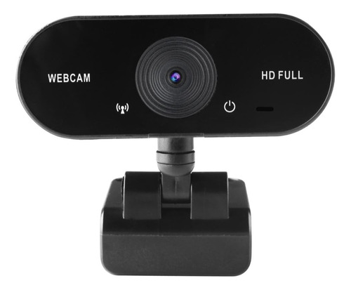Webcam Pc Câmera Full Hd 1080p Premium Carbon Cor Preto