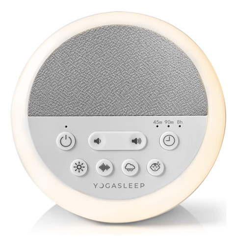 Máquina De Sonido Yogasleep Nod Con Luz Nocturna Y Temporiza