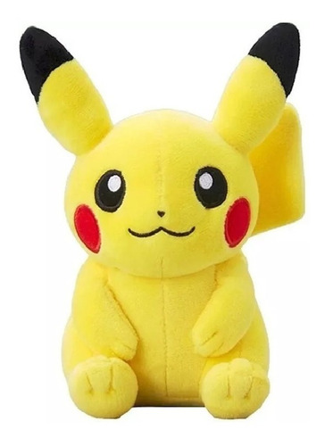 Peluche Pikachu 30cm Excelente Calidad Y Bordado Nuevo