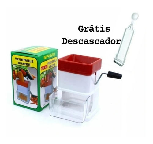 Triturador Manual Manivela Temperos E Legumes - Oferta