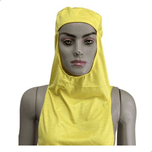 Balaclava Gorro Amarela Lavavel Touca Poliviscose 30 Und