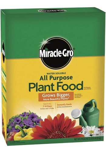 Miracle-gro Alimento Para Plantas Soluble 4.53kg 
