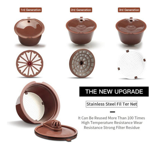 Cápsula De Café Recargable Para Nescafe, Cápsula De