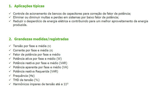 Controlador De Fator De Potência Ims Smart Cap 485 Trifásico