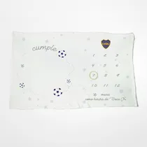 Comprar Manta De Crecimiento Mes A Mes Bebe Personalizada Futbol