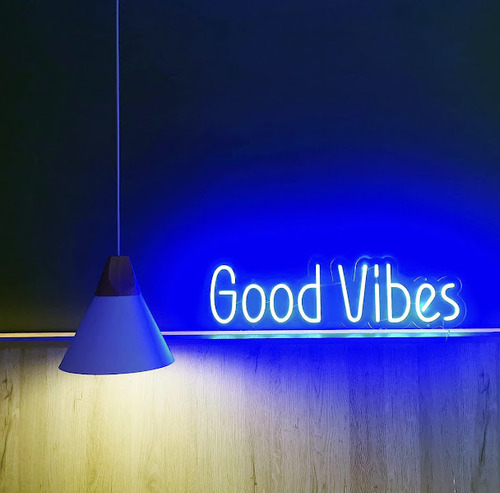 Veladora Led Good Vibes Ambientación Relajante Moltok