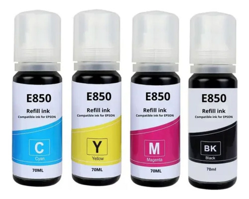 Tinta Alternativa Para Eps L4150 T544 T544 65ml X4 Colores Cmyk