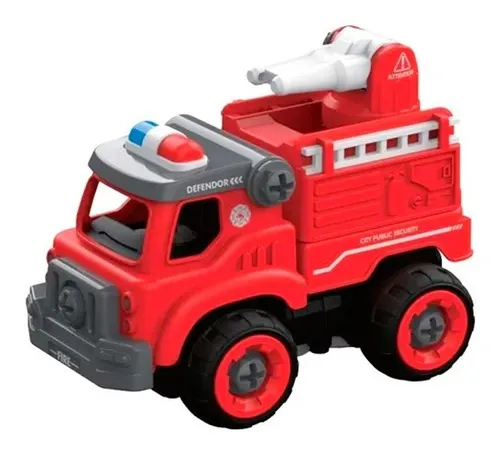 Camión De Bomberos A Control Remoto - Vamos A Jugar Color Rojo