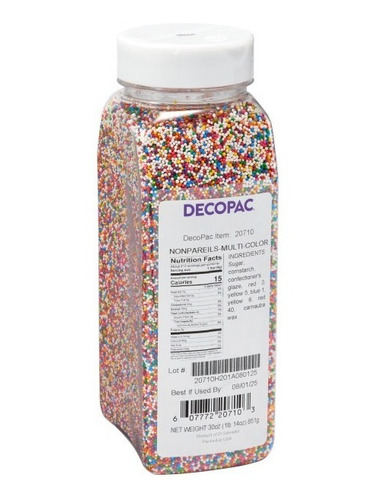 Sprinkle Para Uso Repostero  Multicolor Decopac 851 Gr