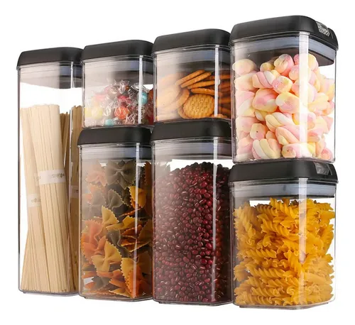 Recipientes Organizadores Comida Herméticos Sellables Set X7