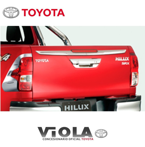 Embellecedor Cromado Portón De Carga Toyota Hilux