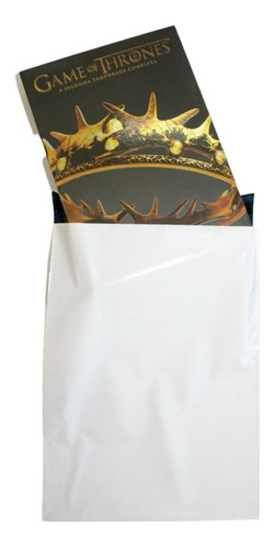 Saco Plástico C/lacre 19x25 100u Ecommerce/correios Branco