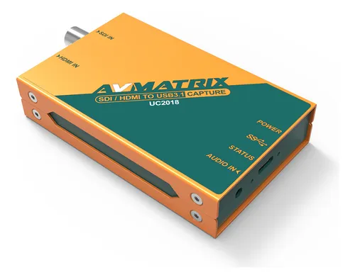 Avmatrix Capturadora Uc2018 Sdi/hdmi S/compresion 1080p 60f