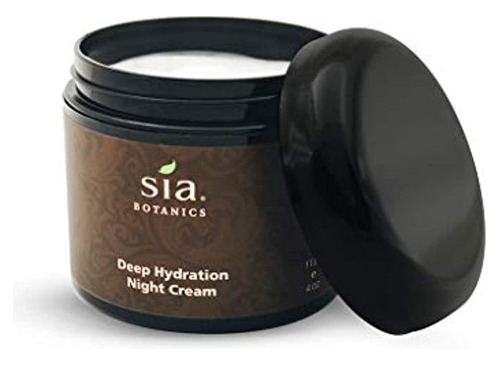 Sia Botanics Deep Hydration Night Cream Face 4 Oz