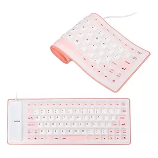 Teclado De Silicona, Teclado Flexible Plegable Con Cable Usb