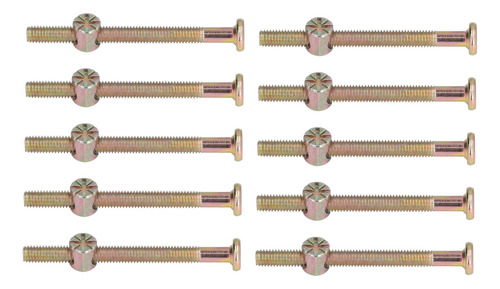 Cuna Screw Hardware, 10 Juegos De Cama De Bebé, Acero Inoxid