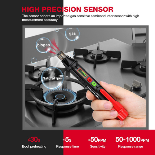 Habotest Ht60 Detector De Fugas Gas Tipo Lápiz Con Alarma
