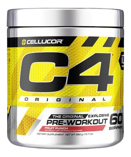 C4 Pre Workout  Cellucor 60 Servicios