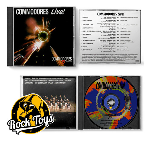 Commodores - Live! 2011 Cd Vers. Usa (Reacondicionado)